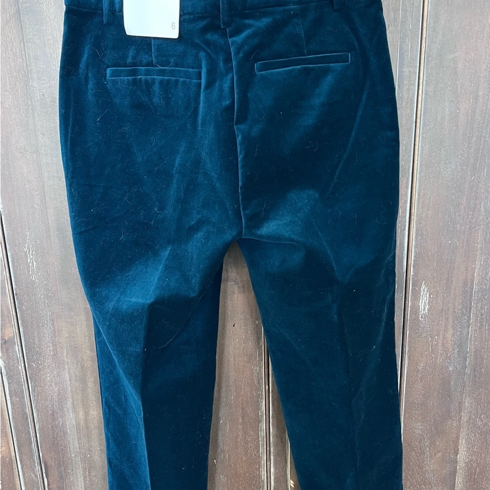 LOFT Soft Corduroy Pants in Deep Blue - Picture 2 of 4